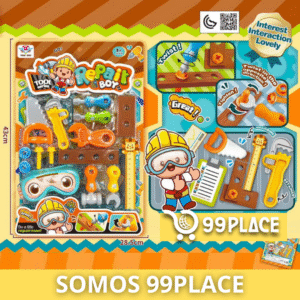 Set de Herramientas Infantil con Gafas, Tornillos y Sierra 832-102