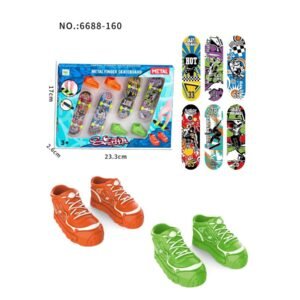 Metal Finger Skateboard Set   6688-160