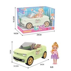 SET MUÑECA CON AUTO COVERTIBLE 925-148