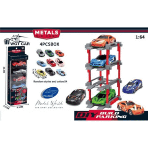 ESTACIONAMIENTO CON CARRITOS DE METAL 64001-4