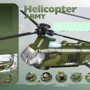HELICOPTERO ARMY LUZ Y SONIDO LD-177A