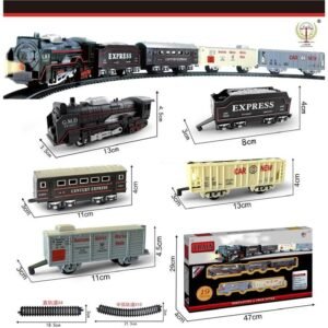 Tren Eléctrico con Luz y Vías 19026A