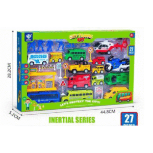 Set de Juguetes Vehículos de Ciudad – City Traffic Set (27 piezas) BLISTER(898E-116)