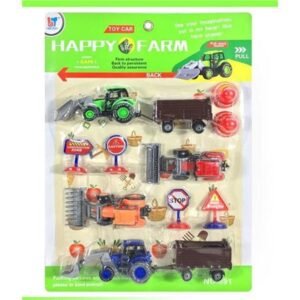 Set de Tractores y Accesorios Happy Farm 691