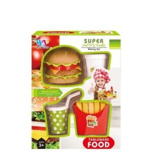 Set de Comida Infantil – Burger & Fries Play Set 8806-1