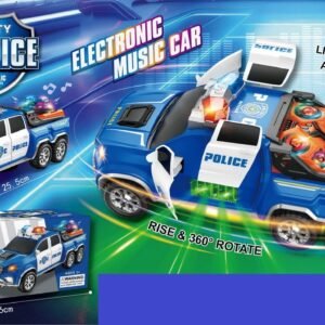 CARRO DE POLICIA 360° CON LUZ Y SONIDO 8811-14