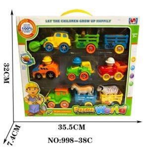 Set de Vehículos de Granja 998-38C
