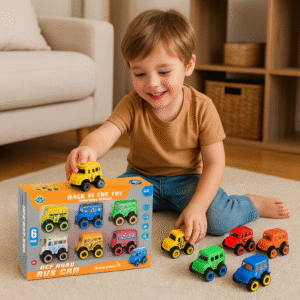🚌 Set de Juguetes Off-Road Bus Car (6 piezas) .(828E-6
