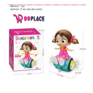 Muñeca interactiva que baila y gira con música (pilas) YJ388-51