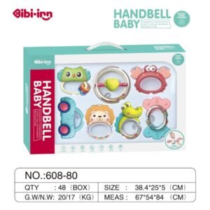 SET DE SONAJAS Y MORDERAS HAND BELL BABY – MODELO 608-80