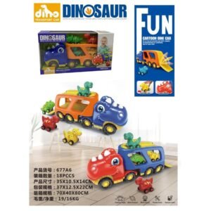 🦖 Camión Transportador de Dinosaurios – Modelo 677A6