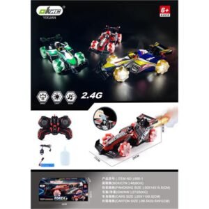 Auto Fórmula RC con Luz, Música y Niebla (680-1)