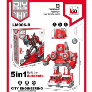 Robot Armable 5 en 1 “Build the Autobots” – Modelo (LM906-B – Lei Meng Toys)