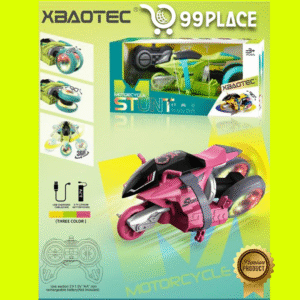🏍️✨ Moto Stunt RC con Giros 360° y Luces LED – XBAOTEC ✨🏍️ (XB1287