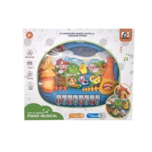PIANO MUSICAL CON ANIMALES CY-8017C