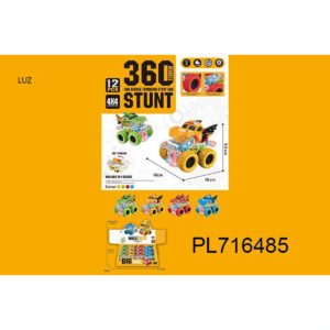 COCHE ACROBATICO 360° CON LUZ MH168-154