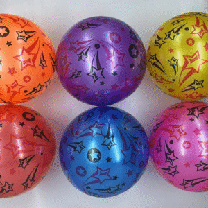 Pelotas de Colores con Estrellas PE-04