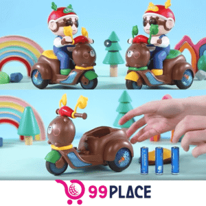 8811-2 MOTO ELÉCTRICA CON CONDUCTOR Y LUCES – MODELO SCOOTER BEAR RIDER