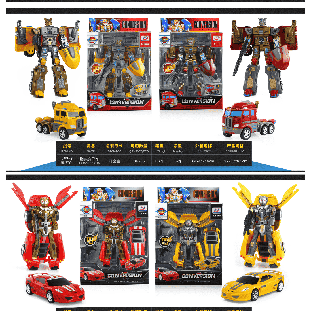 Robot Transformable “Conversion” – Modelos 899