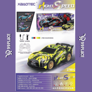 Auto a Control Remoto High Speed 27MHz con Luces y Música – XBAOTEC (XB1317)