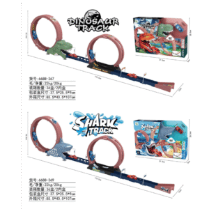 Pista de Carreras con Loop y Lanzador (6688-367,6688-369)