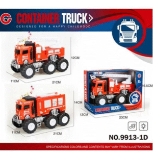 (9912-1D) Camión de Construcción con Luz y Sonido – Container Truck