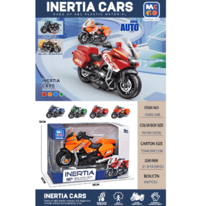 Motocicleta de Inercia con Luz y Sonido – Inertia Cars ( D500-24B)