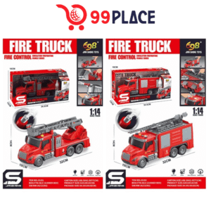 🚒 Camión de Bomberos con Escalera Extensible y Agua Real – Fire Truck 1:14 (Modelos JS191 / JS192)