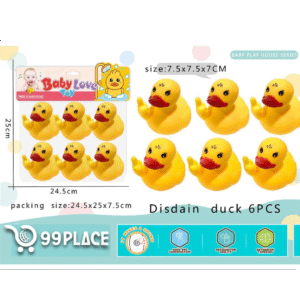 🛁 Set de Patitos de Goma – (Modelo 916-227)– Baby Love Toy