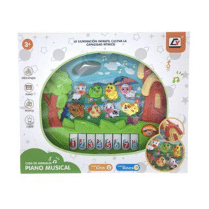 🐮 Piano Musical “Casa de Animales” – Modelo (CY-8018C)