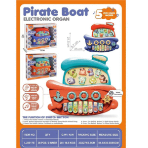 🎹 Piano Electrónico “Pirate Boat” – Modelo LJ8817E