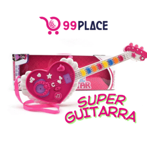 💖 Guitarra Musical Infantil “Heart Star” – Modelo 664S