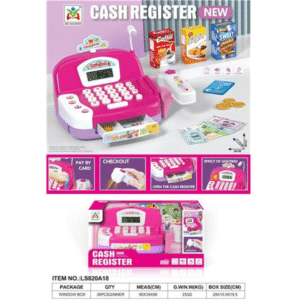 🛒 Caja Registradora Electrónica Infantil – Modelo LS820A18