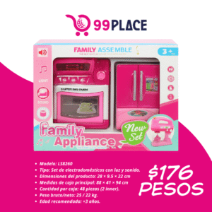 🍩 Set de Electrodomésticos de Cocina Infantil – Modelo LS8260