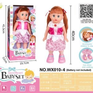 🎀 Muñeca Interactiva Sweetheart Baby Set – Modelo WX010-4
