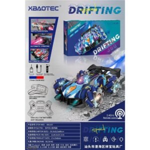 (XB1267) Auto RC DRIFTING XB1267 con Luces, Spray y Rotación 360° – ¡Diversión Total a Control Remoto!