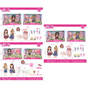 MODELO 3008-9 Muñecas AIVALI de 13 Articulaciones con Accesorios