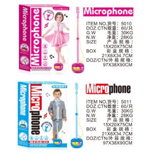 MODELO 5010 -5011 Micrófono de Pedestal para Karaoke