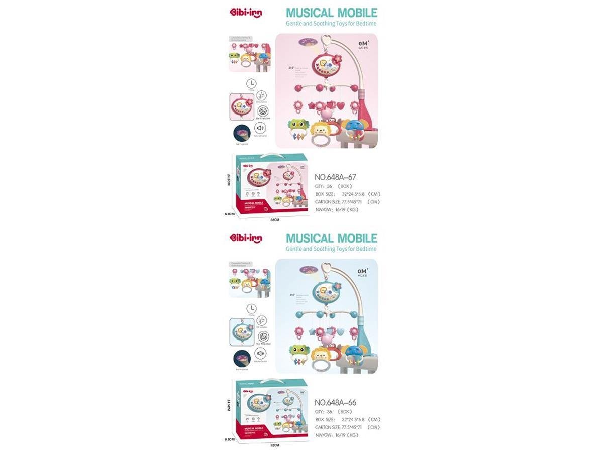 Modelo 648A-67 / 648A-66 – Móvil Musical para Cuna Bibi