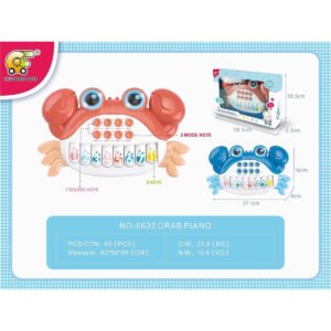 MODELO 6632 Piano Infantil con Forma de Cangrejo