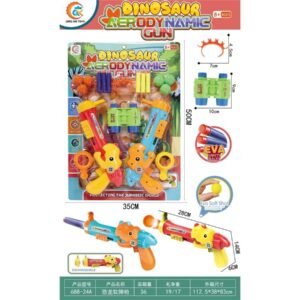 🦖 Set de Pistolas Dinosaurio Aerodinámicas – Modelo 688-24A