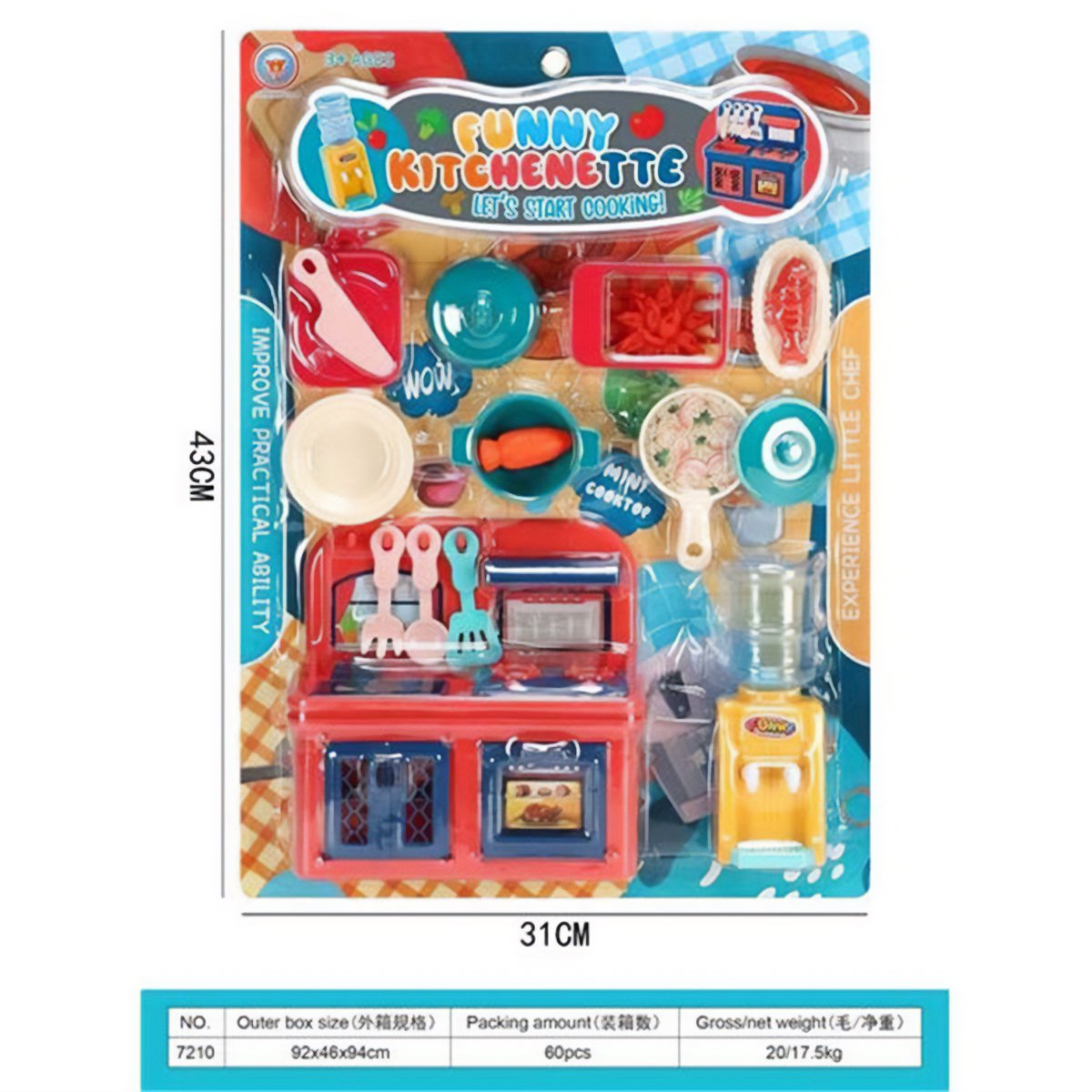 MODELO 7210 Cocinita de Juguete "Funny Kitchenette"