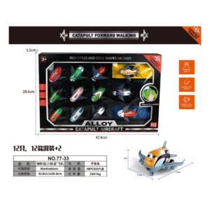 MODELO 77-33 Set 12 Aviones de Catapulta y Retroceso