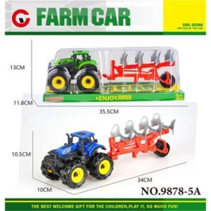 Modelo 9878-5A – Tractor Agrícola con Arado Remolcable “Farm Car”