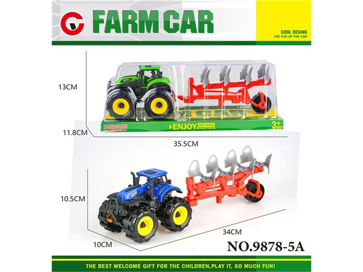 Modelo 9878-5A – Tractor Agrícola con Arado Remolcable “Farm Car”