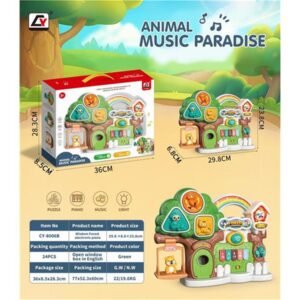 🐻 Juguete Musical Interactivo “Animal Music Paradise” – Modelo CY-8006B