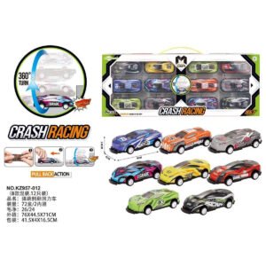 MODELO KZ957-012 Set 12 Coches de Choque y Retroceso