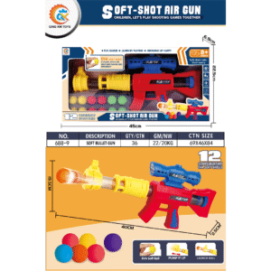 🔫 Pistola de Aire con Balas de Espuma – Modelo 688-9