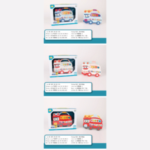 🚒🚓🚑 Vehículos Musicales Infantiles Interactivos – Modelos 855-109A / 855-110A / 855-111A