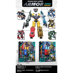 Modelo 822 – Robot Transformable 5 en 1